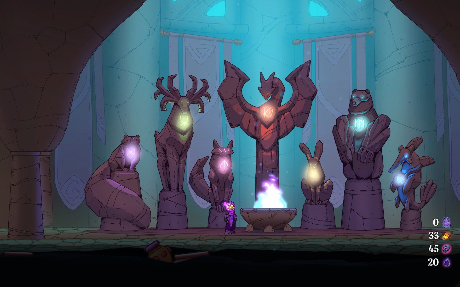 精霊から天恵を授かり、敵を殴って壁にぶつける2Dローグライク